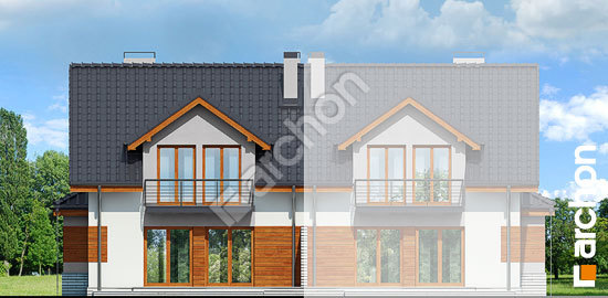 Дворовий фасад Будинок в клематисах 9 (БТ) вер.2