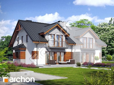 Проект будинку ARCHON+ Будинок в клематисах 9 (БТ) вер.2 Вид 2