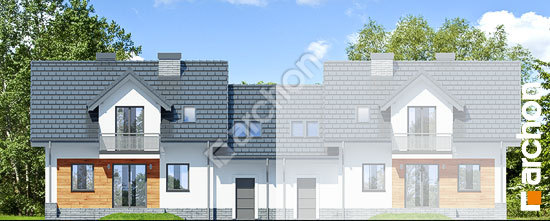 Дворовий фасад Будинок у перлівці (БН)