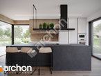 Проект будинку ARCHON+ Будинок в оливниках 3 (Е) ВДЕ візуалізація кухні 1 від 2
