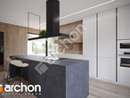 Проект дома ARCHON+ Дом в оливниках 3 (Е) ВИЭ визуализация кухни 1 вид 3