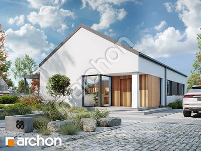 Проект будинку ARCHON+ Будинок в оливниках 3 (Е) ВДЕ Вид 2