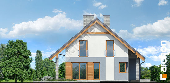 Бочний фасад Будинок в журавках 5