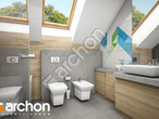 Проект будинку ARCHON+ Будинок в журавках 5 візуалізація ванни (візуалізація 3 від 1)