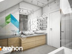 Проект будинку ARCHON+ Будинок в журавках 5 візуалізація ванни (візуалізація 3 від 2)