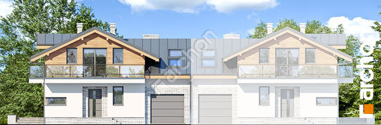 Передній фасад Будинок в буддлеях (Б) вер.3