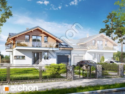 Проєкт будинку ARCHON+ Будинок в буддлеях (Б) вер.3 