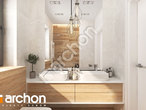 Проект дома ARCHON+ Дом в клематисах 2 (Р2) визуализация ванной (визуализация 3 вид 1)