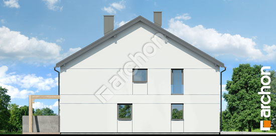 Бочний фасад Будинок під гінко 24 (ГР2)