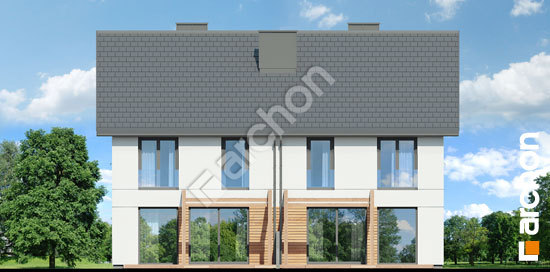 Дворовой фасад Дом под гинко 24 (ГР2)