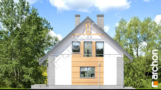 Бочний фасад Будинок в люцерні 4 (Г2)