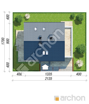 Проєкт будинку ARCHON+ Будинок в люцерні 4 (Г2) Ситуація