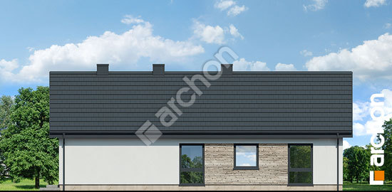 Боковой фасад Дом в оливниках ВИЭ