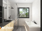Проект дома ARCHON+ Дом в оливниках ВИЭ визуализация ванной (визуализация 3 вид 2)