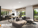 Проект будинку ARCHON+ Будинок у оливниках ВДЕ денна зона (візуалізація 1 від 2)