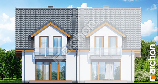 Дворовой фасад Дом под гинко 6 (ГБ)