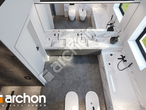 Проект будинку ARCHON+ Будинок в ренклодах 6 (Г2) візуалізація ванни (візуалізація 3 від 4)