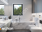 Проект дома ARCHON+ Дом в ренклодах 6 (Г2) визуализация ванной (визуализация 3 вид 1)