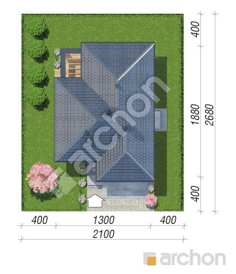 Проект дома ARCHON+ Дом в ренклодах 6 (Г2) Ситуація