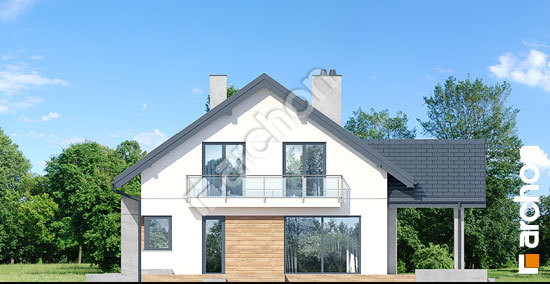 Бочний фасад Будинок в аурорах 7 (Г2)