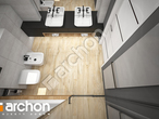 Проект будинку ARCHON+ Будинок в аурорах 7 (Г2) візуалізація ванни (візуалізація 3 від 4)