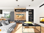 Проект будинку ARCHON+ Будинок в аурорах 7 (Г2) денна зона (візуалізація 1 від 4)