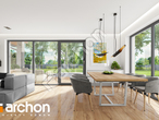 Проект дома ARCHON+ Дом в аурорах 7 (Г2) дневная зона (визуализация 1 вид 3)