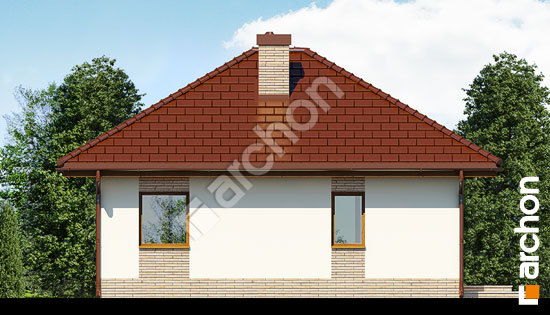 Бочний фасад Будинок в гравилатах вер. 2