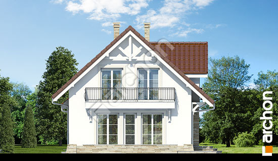 Боковой фасад Дом в лантанах вер.2