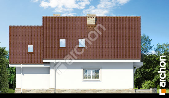 Дворовой фасад Дом в лантанах вер.2