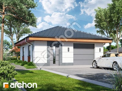 Проект дома ARCHON+ Г24 - Одноместный гараж