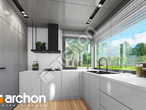 Проект дома ARCHON+ Дом в мекинтошах 9 визуализация кухни 1 вид 1