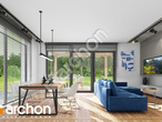 Проект дома ARCHON+ Дом в мекинтошах 9 дневная зона (визуализация 1 вид 1)