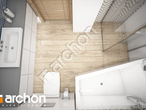 Проект дома ARCHON+ Дом в вереске 2 (М) визуализация ванной (визуализация 3 вид 4)