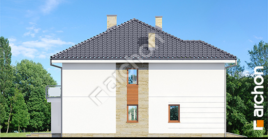 Боковой фасад Вилла Амелия (Р2) вер.3