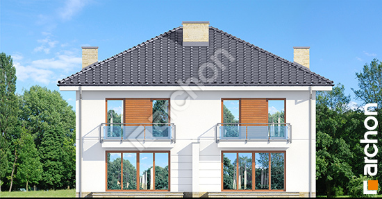 Дворовой фасад Вилла Амелия (Р2) вер.3