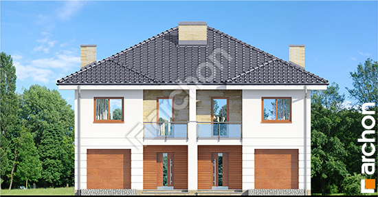 Передний фасад Вилла Амелия (Р2) вер.3