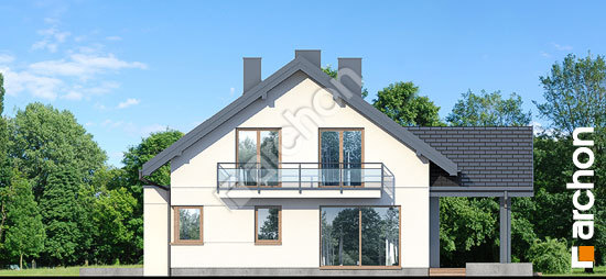 Бочний фасад Будинок в аурорах 15 (Г)