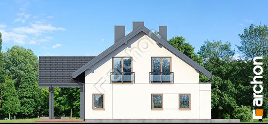 Боковой фасад Дом в аурорах 15 (Г)