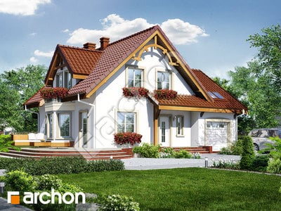 Проєкт будинку ARCHON+ Будинок в тамариску 3 вер.2 