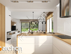 Проект дома ARCHON+ Дом в яблонках 18 визуализация кухни 1 вид 2