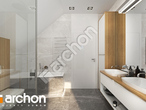 Проект будинку ARCHON+ Будинок в яблонках 18 візуалізація ванни (візуалізація 3 від 2)