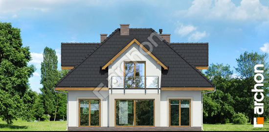 Дворовой фасад Дом в незабудках (H) вер.2