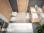 Проект будинку ARCHON+ Будинок в альвах 3 (Е) ВДЕ візуалізація ванни (візуалізація 3 від 4)