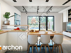 Проект дома ARCHON+ Дом в тунбергиях 2 (Б) визуализация кухни 1 вид 1