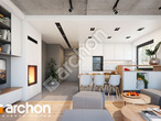 Проект дома ARCHON+ Дом в тунбергиях 2 (Б) дневная зона (визуализация 1 вид 2)