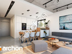 Проект дома ARCHON+ Дом в тунбергиях 2 (Б) дневная зона (визуализация 1 вид 3)