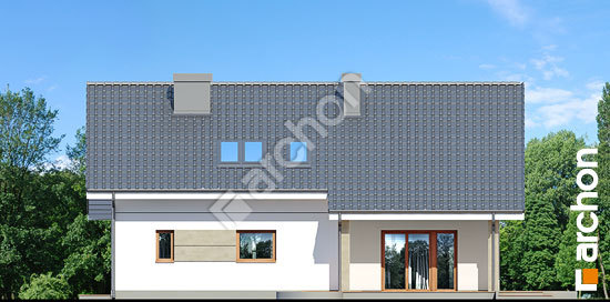 Дворовой фасад Дом в вистерии 6