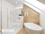 Проект будинку ARCHON+ Будинок у вістерії 6 візуалізація ванни (візуалізація 3 від 2)