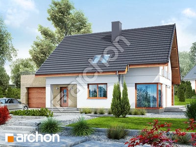 Проект дома ARCHON+ Дом в цитринках 2 